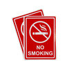 Pack of 3 No Smoking Self-Adhesive Labels 80x110mm Pack of 3 No Smoking Self-Adhesive Labels 80x110mm