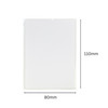 Pack of 7 White 80x110mm Rectangular Labels - Adhesive Stickers Pack of 7 White 80x110mm Rectangular Labels - Adhesive Stickers