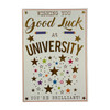 Multi Stars Design Good Luck At University Greeting Card