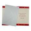 Multi Stars Design Good Luck At University Red Greeting Card
