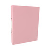 A4 Pastel Pink Paper Over Board Ring Binder by Janrax