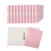 Pack of 20 A4 Pastel Pink Paper Over Board Ring Binder by Janrax