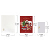 A Warm Xmas Eve Holiday 3D Pop Up Christmas Card