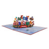 Festive Cheer 3D Pop-Up “MERRY CHRISTMAS” Card