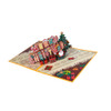 Jolly & Bright Gingerbread Themed 3D Pop Up Christmas Card