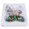 Snowy Village Charm 3D Pop Up Christmas Card
