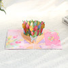 Tulips in Hand 3D Pop Up Greeting Card