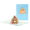 Dog in Doghouse 3D Pop Up Greeting Card