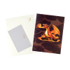 Rock Cracked Fire breathing 3D Dragon Pop Up Card