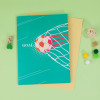 Football GOAL Design 3D Pop Up Greeting Card