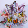 Blue and Purple Butterfly 3D Pop Up Greeting Card - Birthday Mother Anniversary Valentine's Day