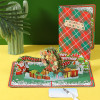 Santa’s Wreath of Joy 3D Pop Up Christmas Card
