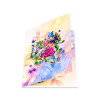 Flutter Bloom 3D Butterfly & Rose Pop Up Greeting Card - Birthday Mother Anniversary Valentine's Day