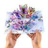 Colorful Whispers Butterfly & Flower 3D Pop Up Greeting Card - Birthday Mother Anniversary Valentine's Day