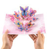 Wings of Color Cherry Blossom 3D Pop Up Greeting Card - Birthday Mother Anniversary Valentine's Day