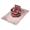 Berry Bliss 3D Birthday Cake Pop Up Card