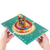 Pawty Time 3D Dog Birthday Cake Pop Up Card