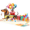Dachshund Delight 3D Birthday Pop Up Card