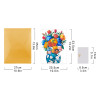 Tulip Harmony 3D Pop Up Vase Greeting Card