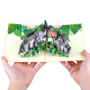 Elephants in Green Foliage Scene Celebrating Mother’s Day 3D Pop Up Card