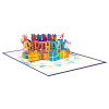 Flamingo Fiesta 3D Pop Up Birthday Card
