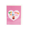 Bundle of Joy Welcome Baby Girl Pop Up Card