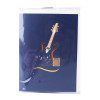 Rock & Roll Guitar with Musical Flow 3D Pop Up Greeting Card