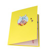 Rustic Charm Floral Windmill 3D Pop Up Greeting Card