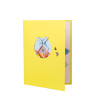 Rustic Charm Floral Windmill 3D Pop Up Greeting Card