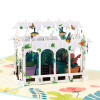 Blooming Haven Botanical 3D Greenhouse Pop Up Card