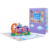A Vibrant Goodbye & Good Luck 3D Pop Up Happy Farewell Card