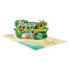 Chill & Cheers Beach Themed 3D Pop Up Retirement Card