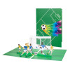 Goal Time 3D Soccer Pop Up Card