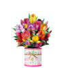A Burst of Spring Tulip Bouquet 3D Pop Up Greeting Card