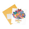 A Bouquet of Joy Butterfly Bloom 3D Pop Up Greeting Card