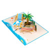 Beach Bliss 3D Summer Pop Up Greeting Card