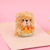 Joyful Bear 3D Pop Up Birthday Card - Kids Soft Plush Adults Greeting