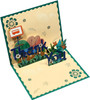 “Thank You” Garden Scene 3D Pop Up Greeting Card
