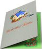 House and Garden 3D Pop Up Greeting Card for New Home or Housewarming