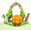 Leprechaun and Rainbow St. Patrick’s Day 3D Pop Up Greeting Card