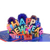 Midnight Magic New Year’s 3D Pop Up Greeting Card