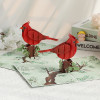 Red Cardinal Charm 3D Pop Up Greeting Card - Mother's Day Birthday