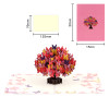 Butterfly Canopy Tree 3D Pop Up Fantasy Greeting Card - Birthday Mother's Valentine's Day