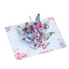Hot Stamped Blue Butterfly 3D Pop Up Greeting Card - Birthday Mother's Valentine's Day