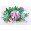 Garden of Grace Hydrangea 3D Pop Up Greeting Card - Mother's Day Birthday 