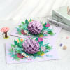 Garden of Grace Hydrangea 3D Pop Up Greeting Card - Mother's Day Birthday 