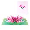 Orchid Elegance Floral 3D Pop Up Greeting Card - Mother's Day Anniversary Birthday