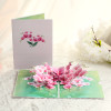Orchid Elegance Floral 3D Pop Up Greeting Card - Mother's Day Anniversary Birthday