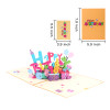 Milestone Magic Balloon Bliss Personalize 3D Pop Up Birthday Card