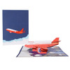 Airplane Skyward Sprint 3D Pop Up Greeting Card - Birthday Holiday Event